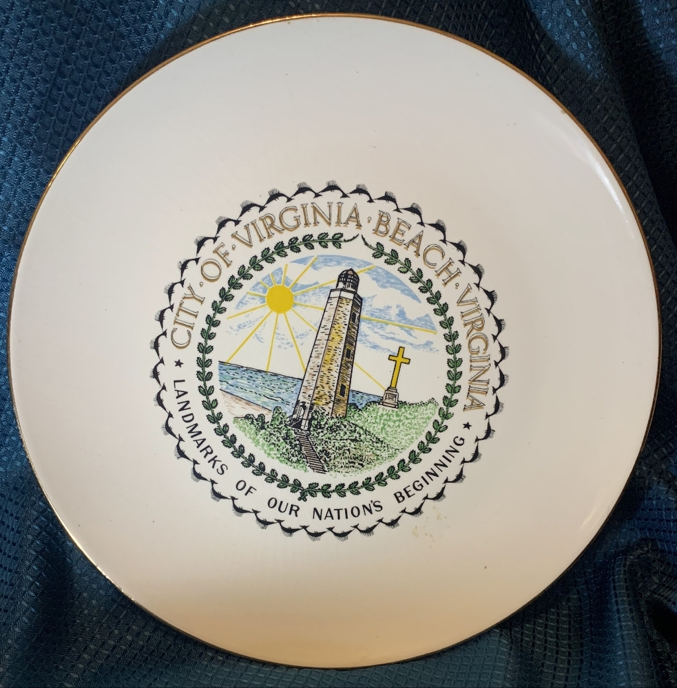Virginia Beach Souvenir Plate